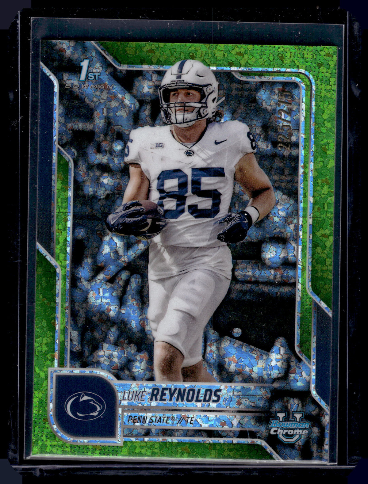 HL-P01 2025 Topps Bowman Chrome Luke Reynolds #44 Lime Green Mini-Diamond /275
