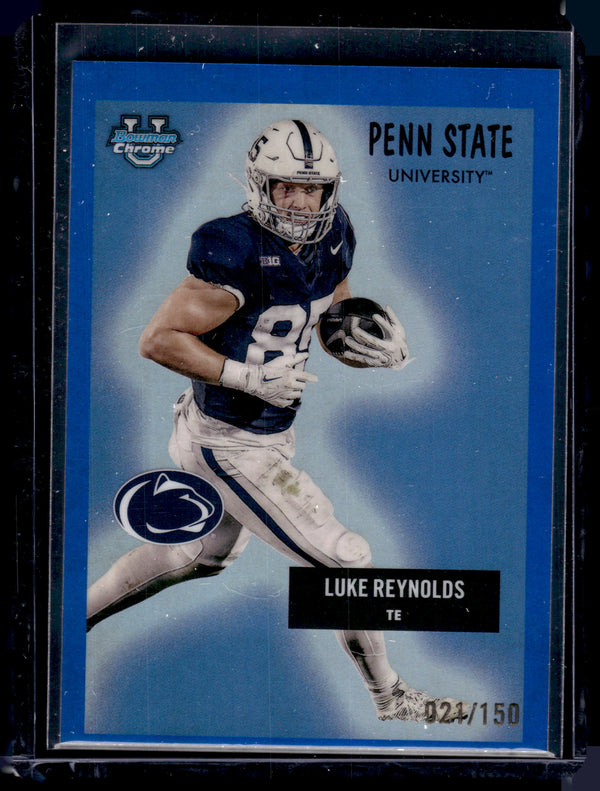 2025 Bowman Chrome University 1955 Luke Reynolds #55AV-9 Blue /150