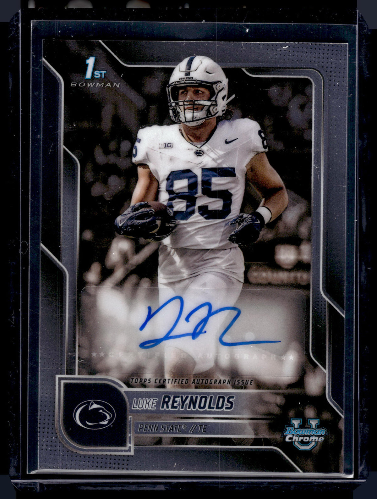 HL-P01 2025 Bowman Chrome U Football 1st Luke Reynolds #BCA-LR Prospect Auto
