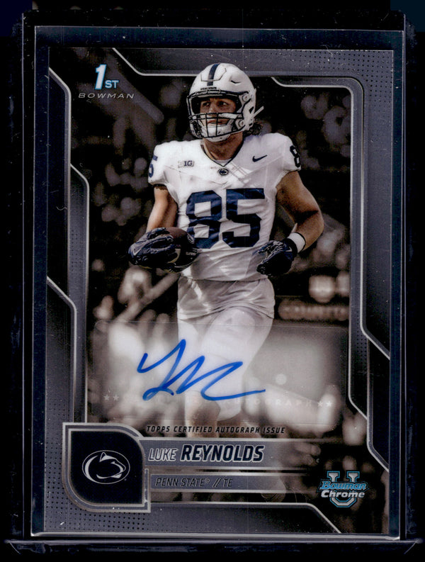 2025 Bowman U Chrome Football Luke Reynolds #BCA-LR 1st Prospect Auto