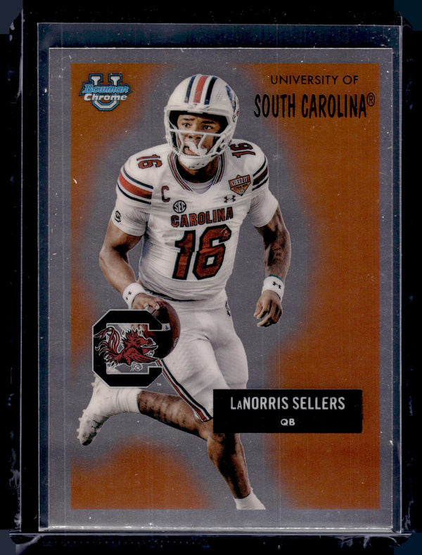 2025 Bowman Chrome University LaNorris Sellers #55AV-3