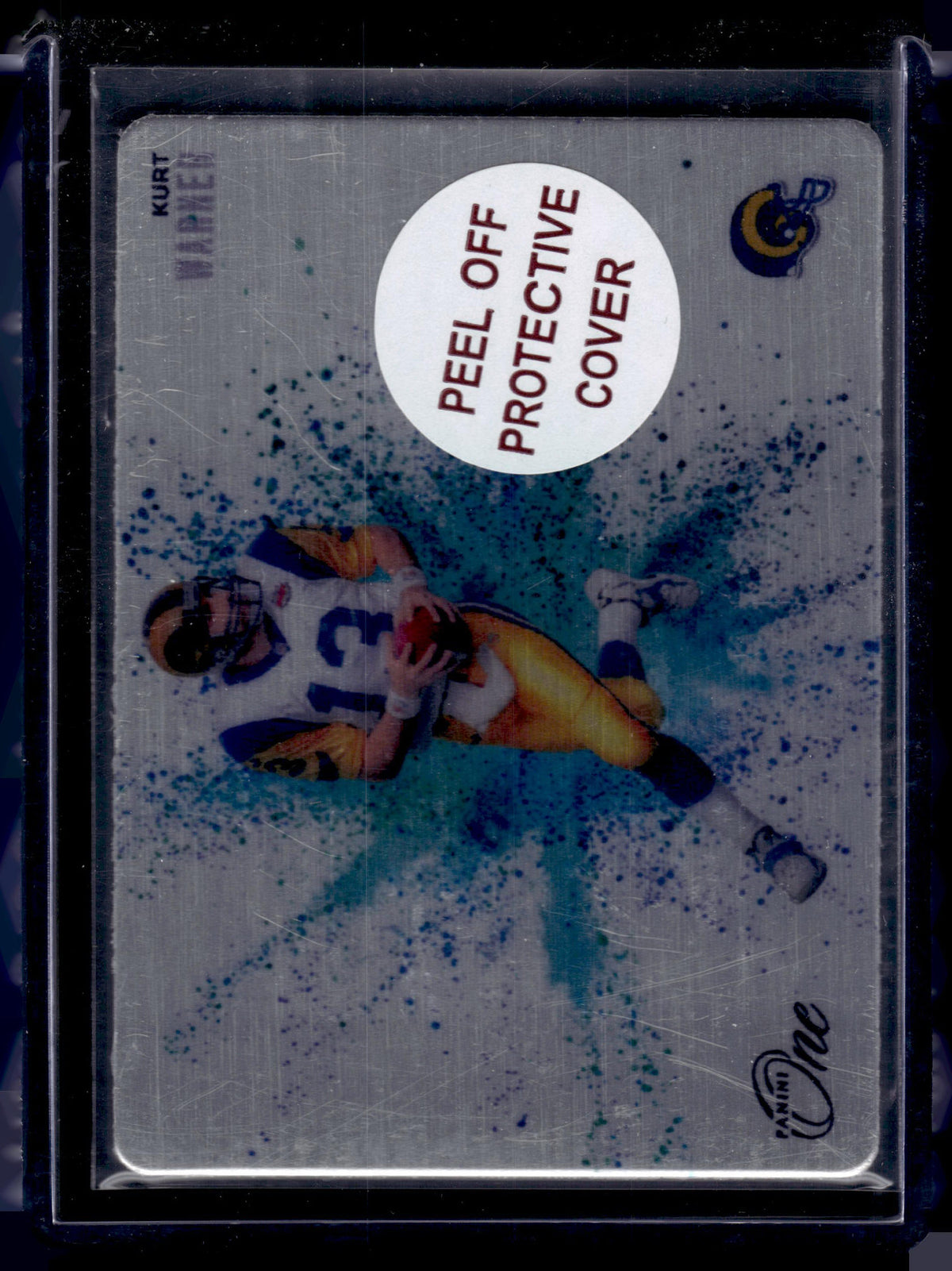 HL-P01 2024 Panini One Football Kurt Warner #CB-KWR Color Blast Metal SSP