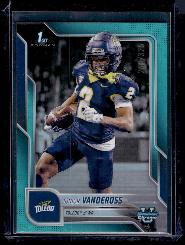 2025 Bowman Chrome Junior Vandeross #197 Aqua /325 1st Bowman