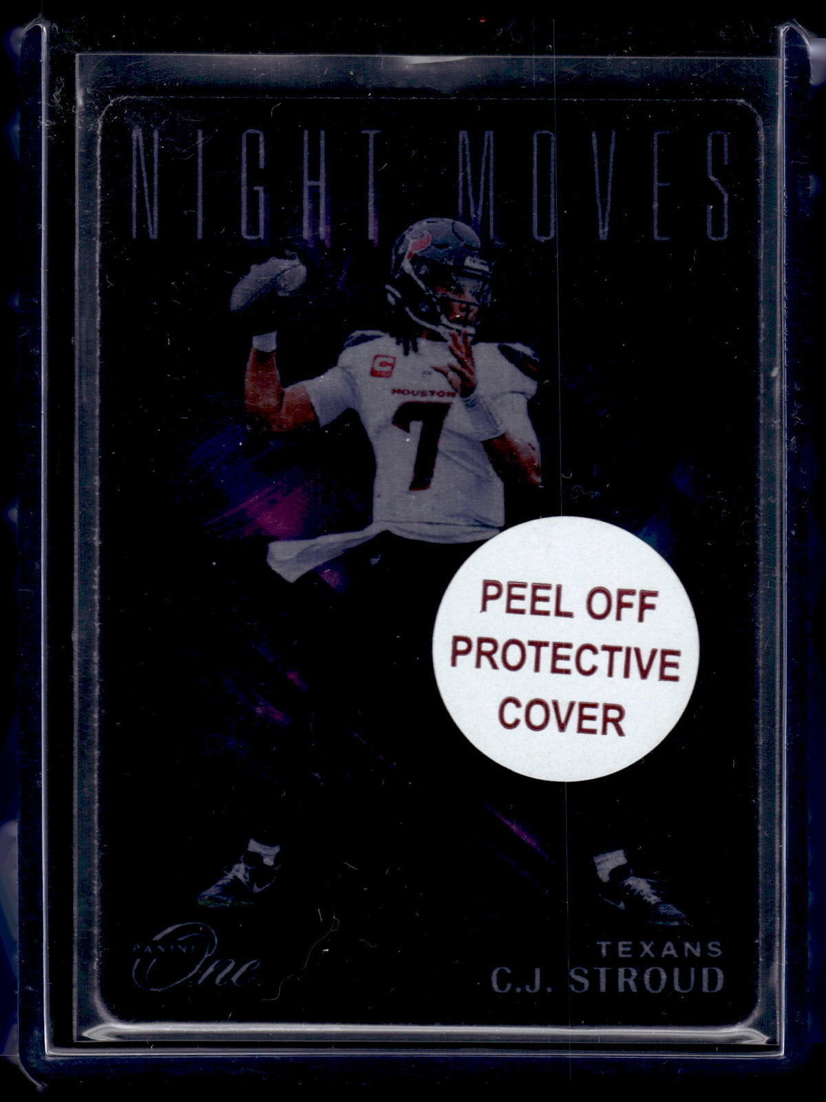 HL-P02 2024 Panini One Night Moves C.J. Stroud #NM-CSD Black Purple
