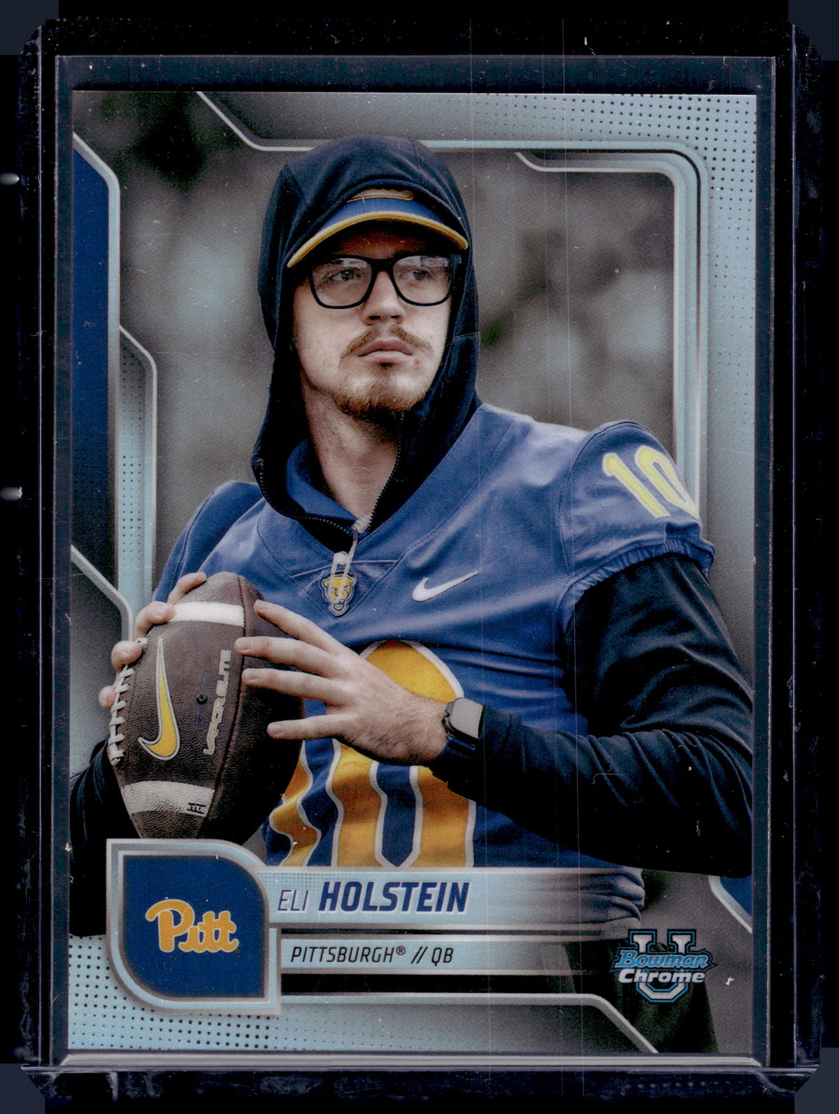 HL-P02 2025 Topps Bowman Chrome University Eli Holstein #SP-21 Refractor