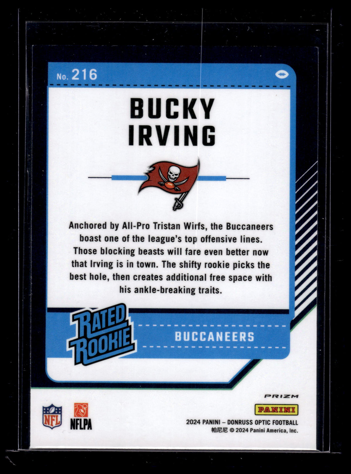 HL-P02 2024 Donruss Optic Bucky Irving Purple Shock Prizm Rated Rookie #216