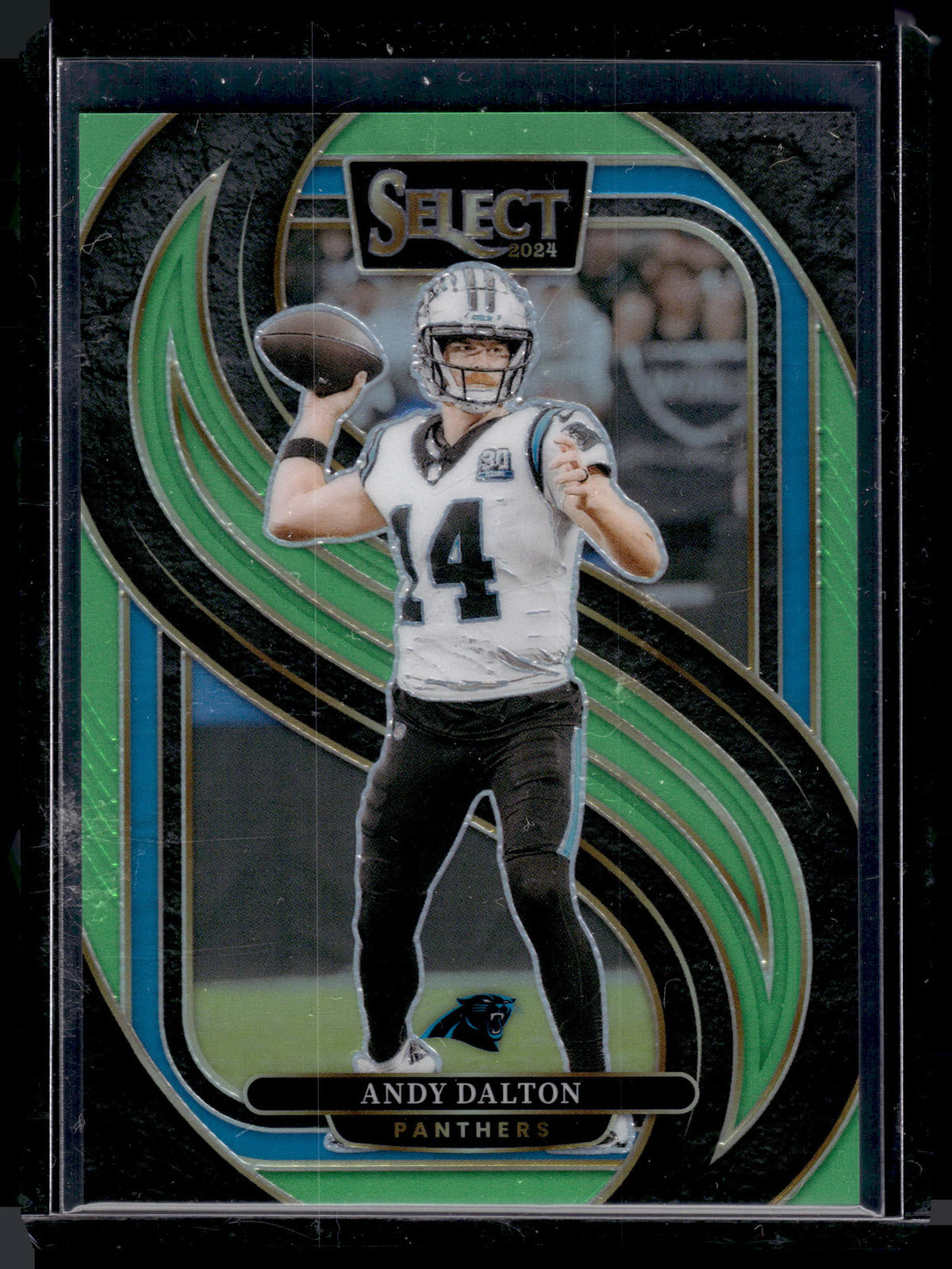 HL-P02 2024 Panini Select Prizm Andy Dalton #106 Neon Green Prizm /49