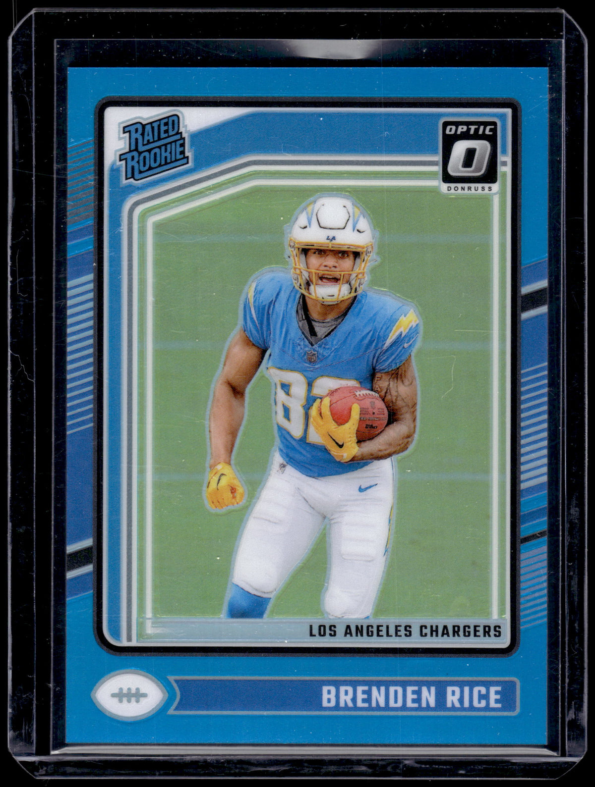 HL-P02 2024 Donruss Optic Brenden Rice Light Blue Prizm /299 Rated Rookie