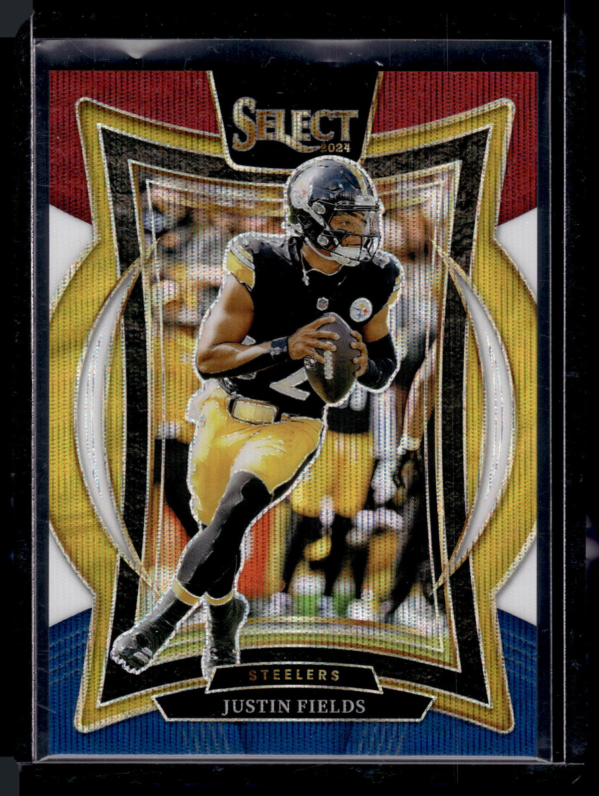 HL-P02 2024 Panini Select Concourse Justin Fields #74 Tri Color Prizm /299