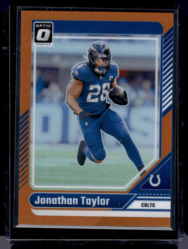 2024 Panini Donruss Optic Prizm Jonathan Taylor #83 Orange /249