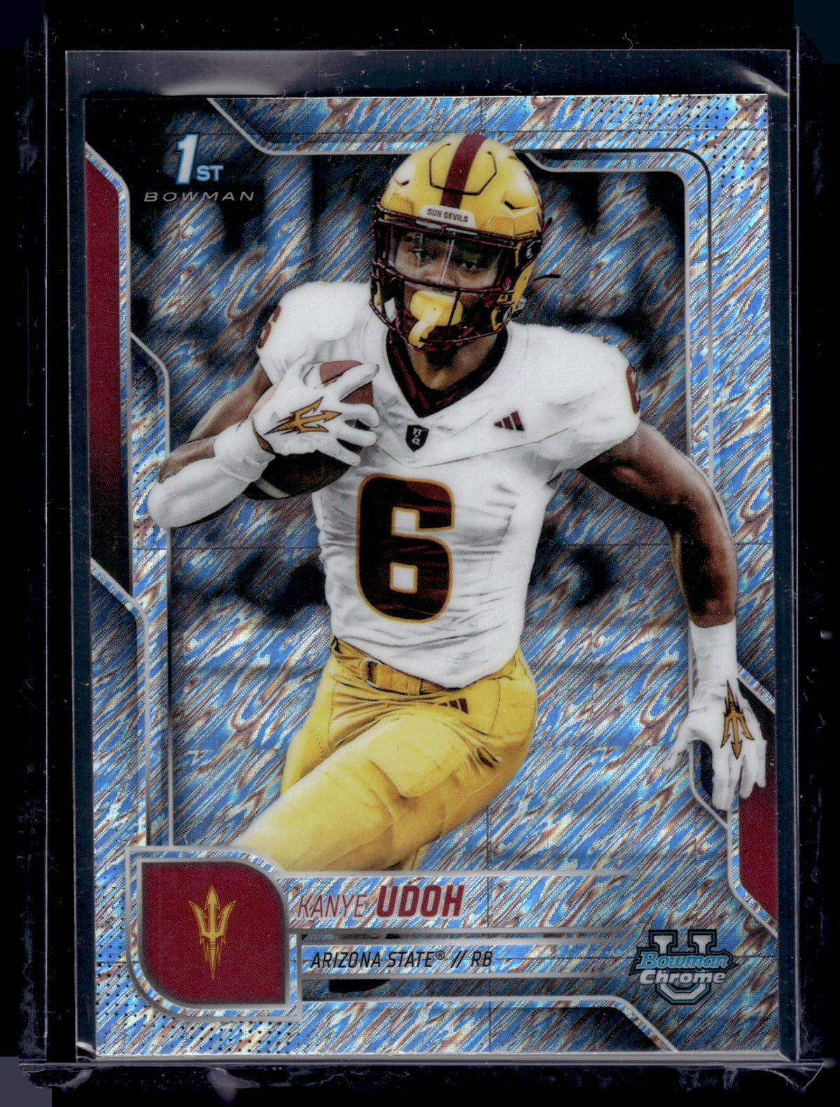 HL-P02 2025 Bowman Chrome U Kanye Udoh #185 Shimmer 1st Bowman