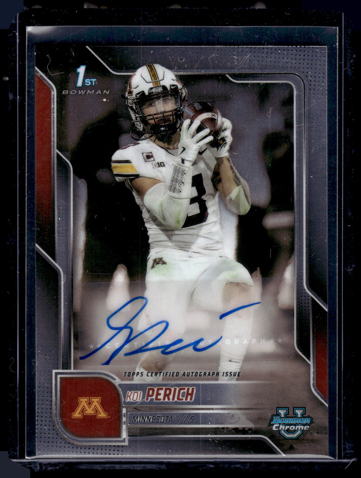 HL-P02 2025 Bowman Chrome U Football Koi Perich #BCA-KP Auto