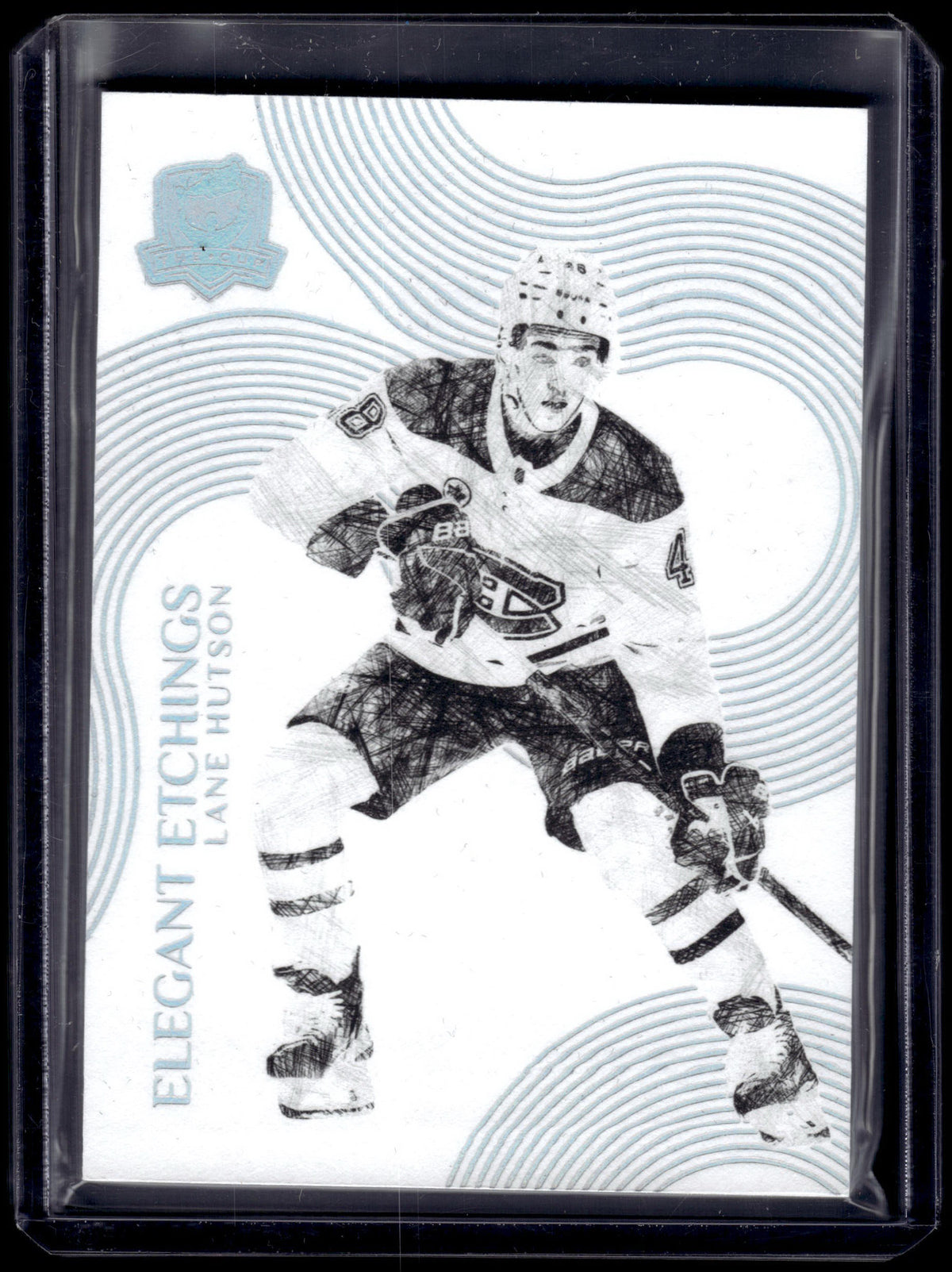 HL-P02 2025 Upper Deck The Cup Elegant Etchings Lane Hutson #EL-LH /199