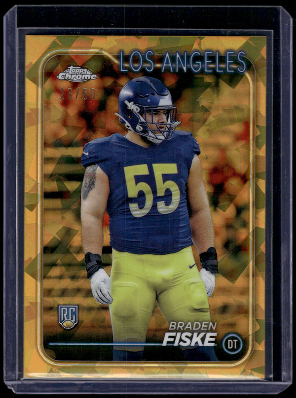 2024 Topps Chrome Braden Fiske #273 Sapphire Gold /50