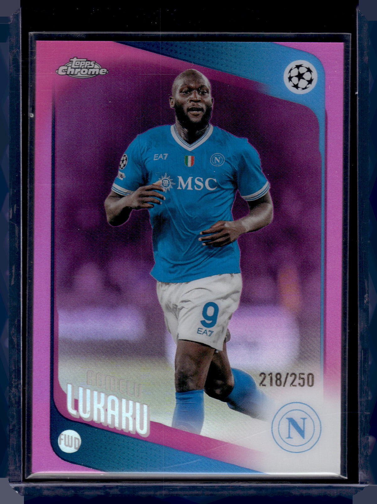 HL-INV 2026 Topps Chrome Romelu Lukaku #76 Pink Refractor /250