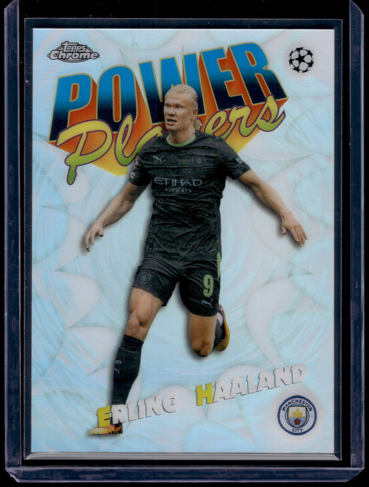 HL-INV 2026 Topps Chrome UEFA Power Players Erling Haaland #PP-6 Refractor