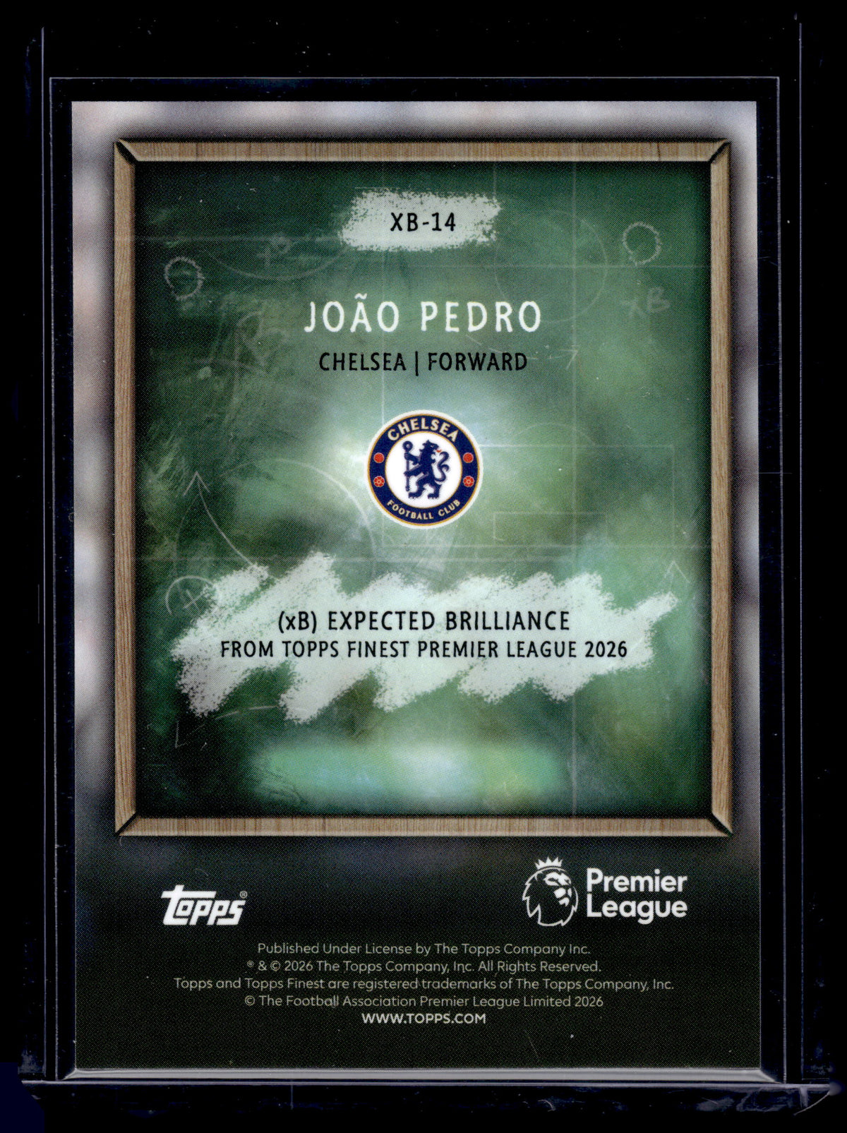 HL-INV 2026 Topps Finest Premier Expected Brilliance João Pedro #XB-14 Refractor