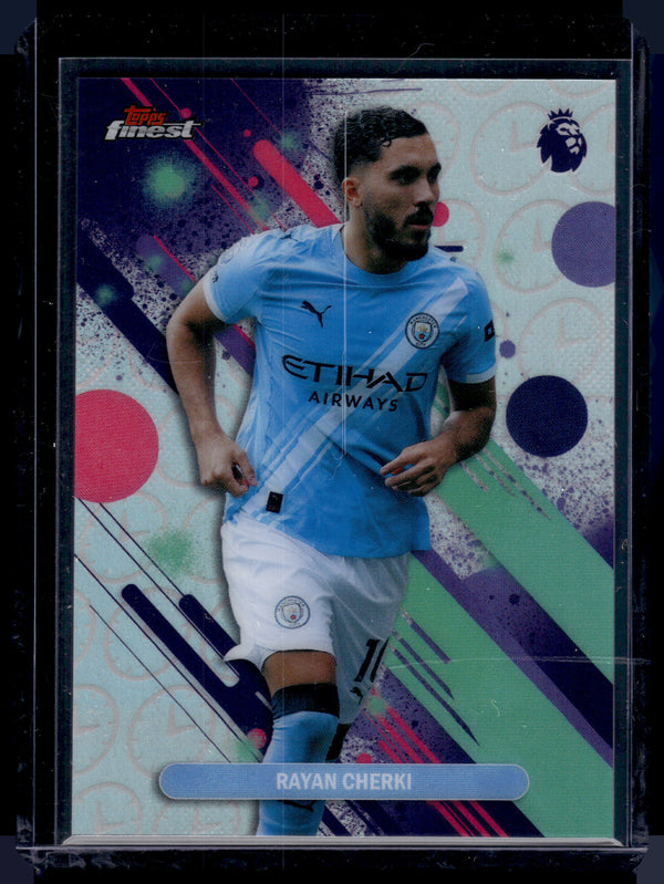 2026 Topps Finest Rayan Cherki #62 Refractor