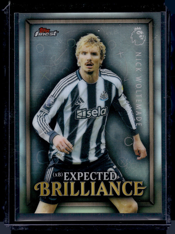 2026 Topps Finest Expected Brilliance Nick Woltemade #XB-29 Refractor