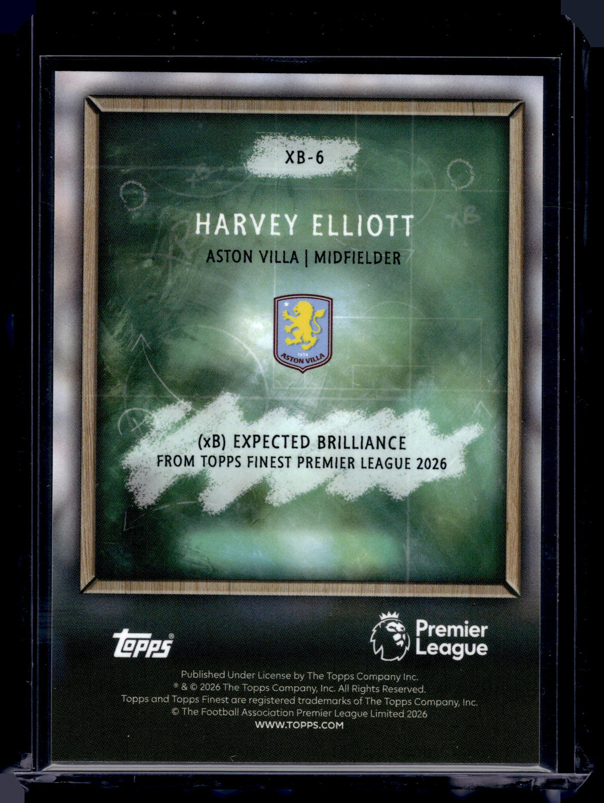 HL-INV 2026 Topps Finest Expected Brilliance Harvey Elliott #XB-6 Refractor