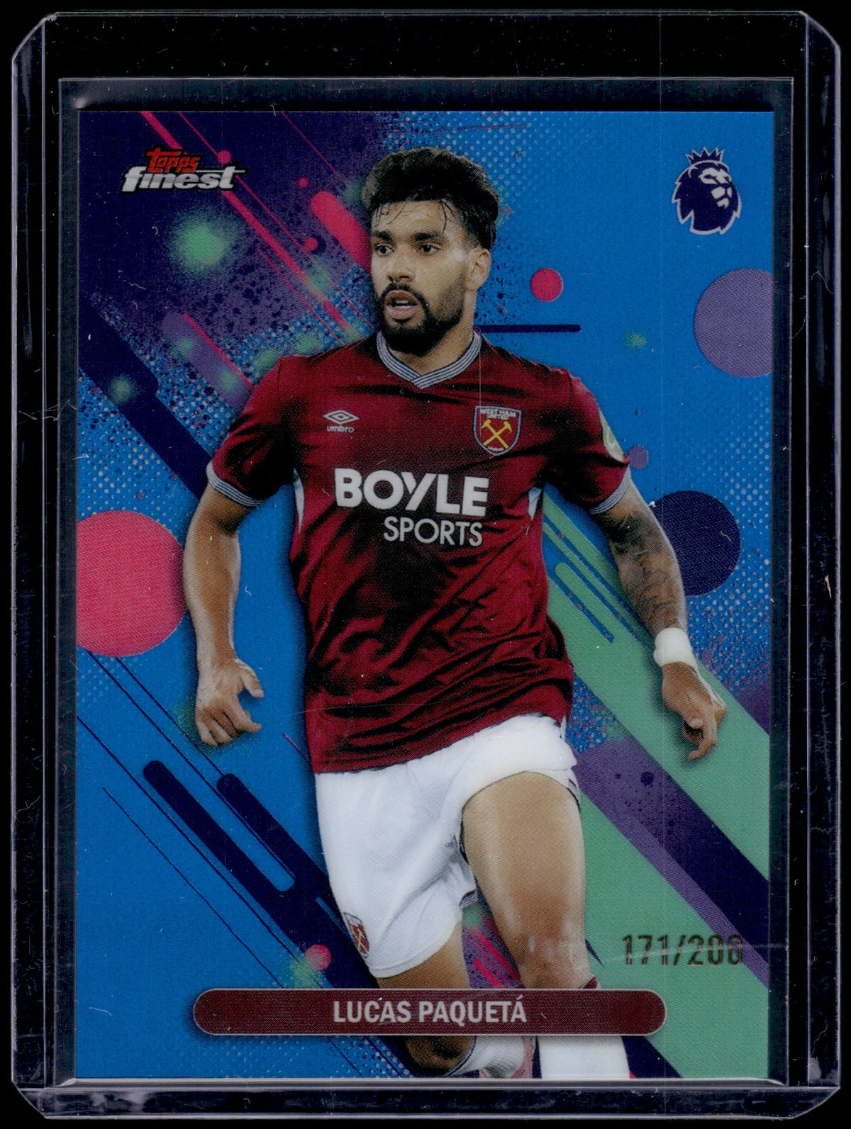 HL-INV 2026 Topps Finest Lucas Paquetá #94 Blue Refractor /200