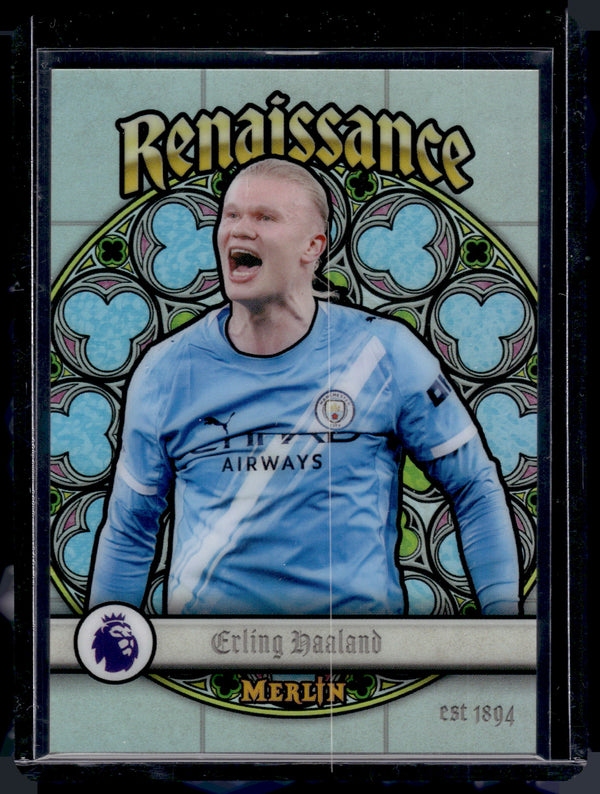 2026 Topps Merlin Renaissance Erling Haaland #R-14 Case Hit SP