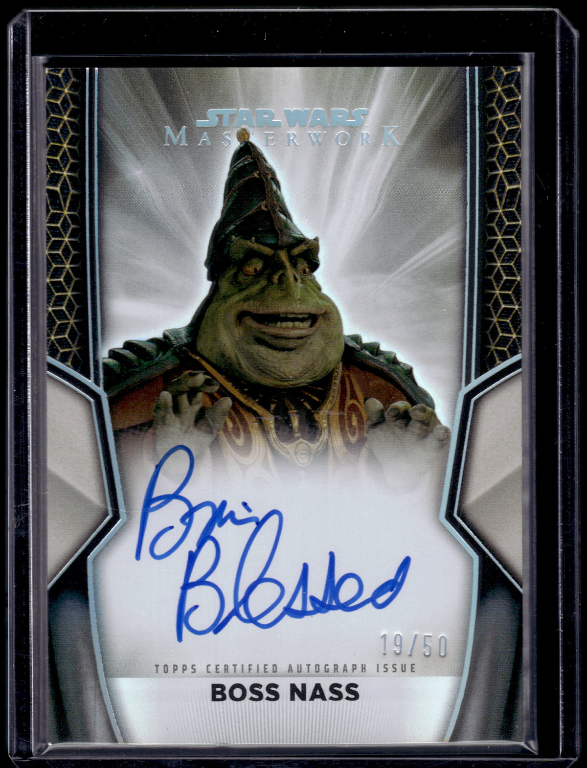 HL-INV 2025 Topps Star Wars Masterwork Brian Blessed 19/50 Autograph #A-BN