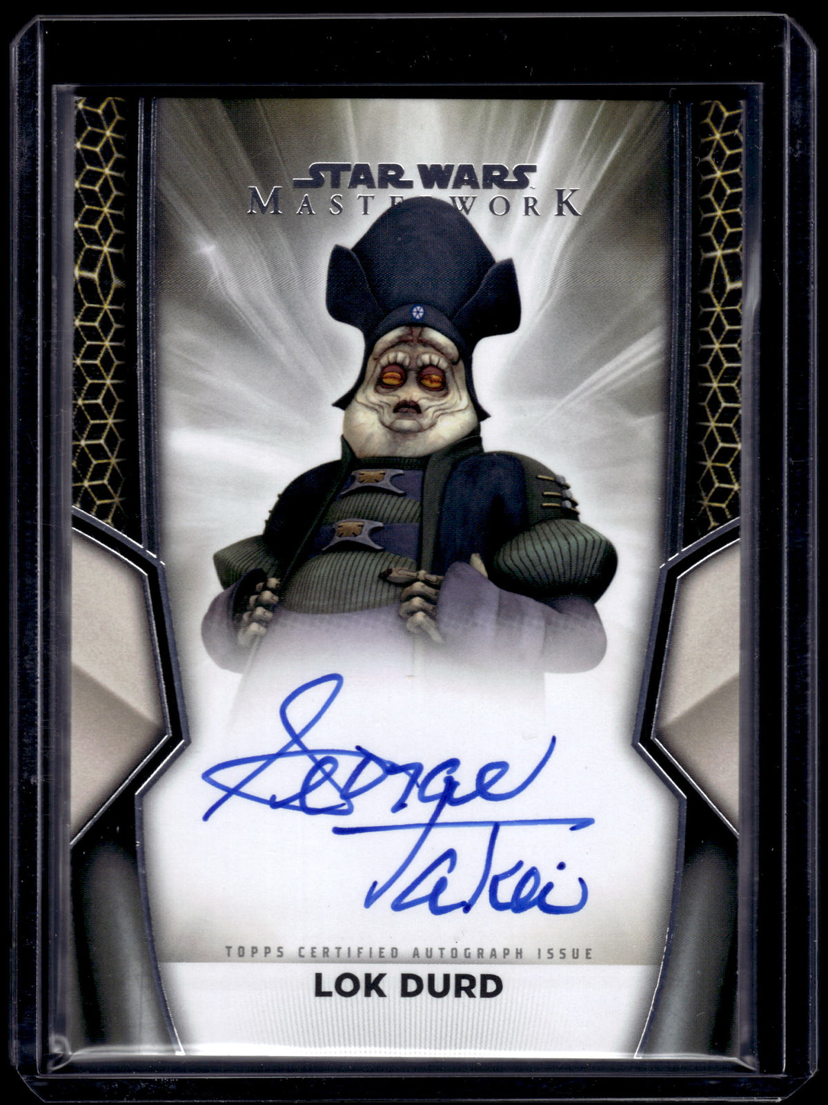 HL-INV 2025 Topps Star Wars Masterwork George Takei Auto #A-GT