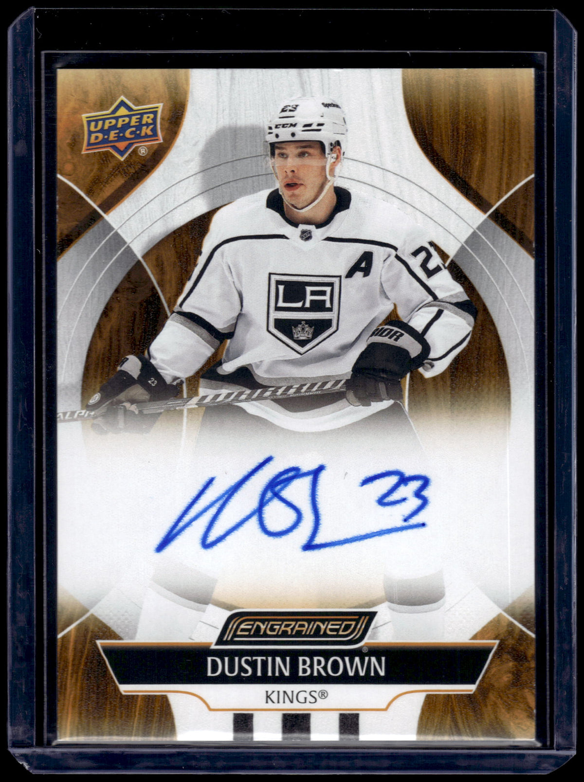 HL-INV 2025 Upper Deck Engrained Dustin Brown #CA-DI Base Autograph