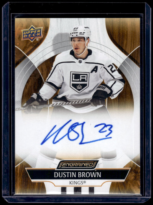 2025 Upper Deck Engrained Dustin Brown #CA-DI Base Autograph