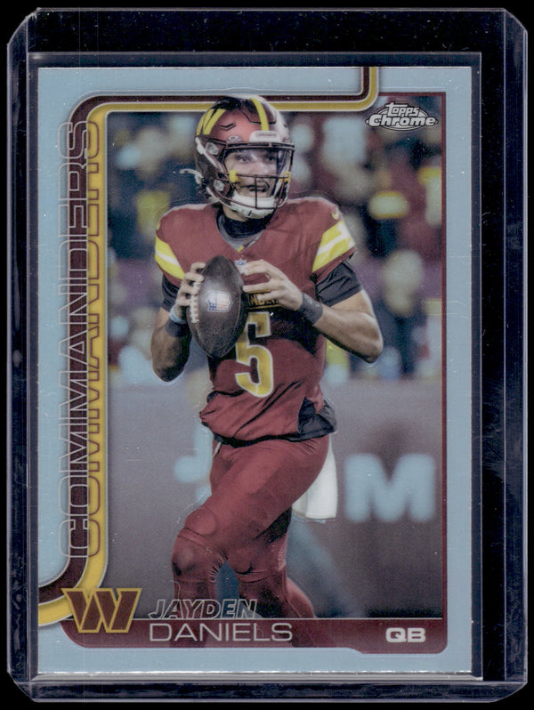 2025 Topps Chrome Jayden Daniels #295 Refractor