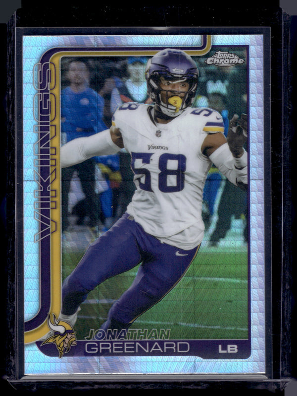 2025 Topps Chrome Jonathan Greenard #197 Prism Refractor