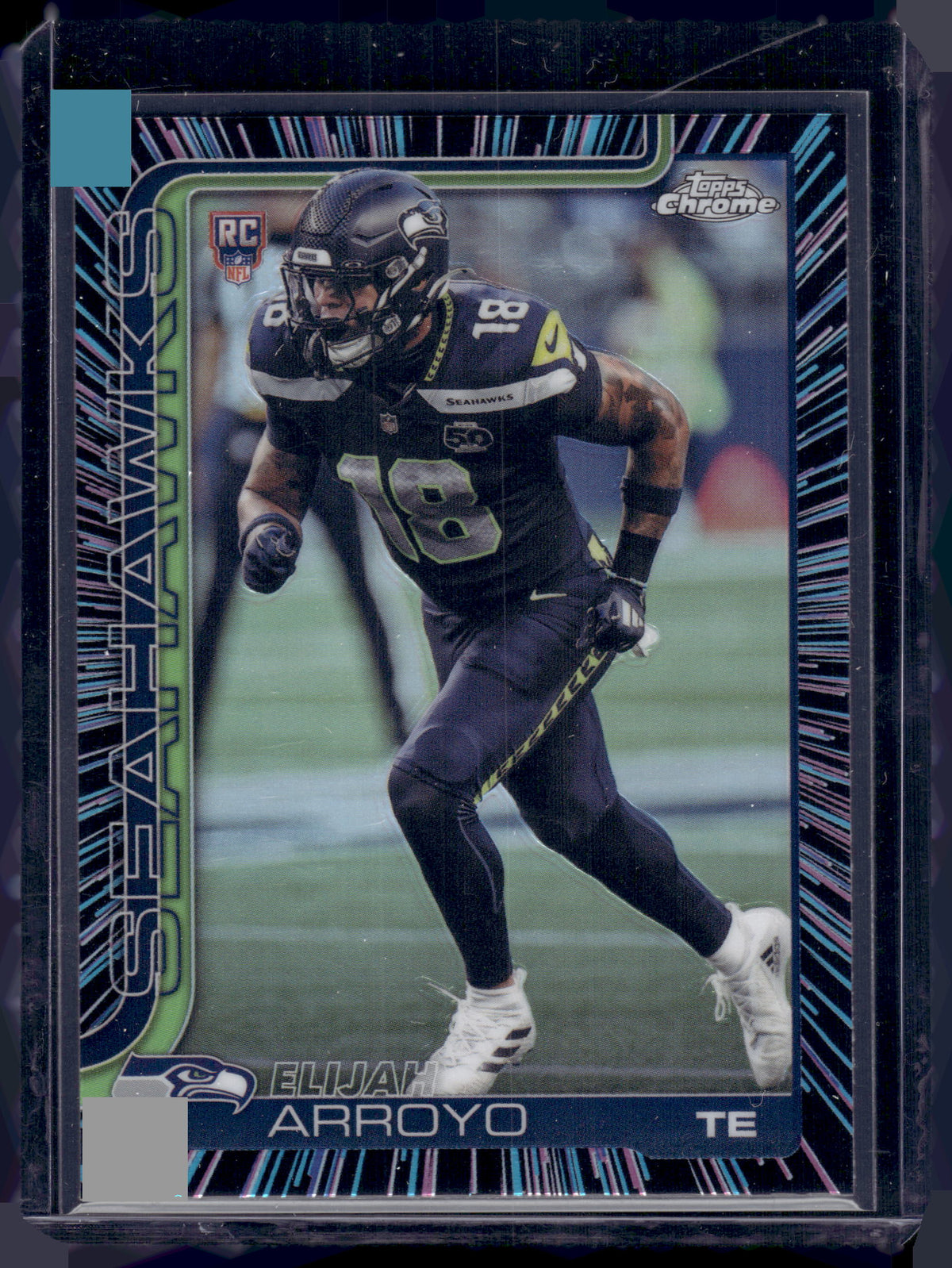HL-INV 2025 Topps Chrome Elijah Arroyo #396 Neon Pulse Refractor RC