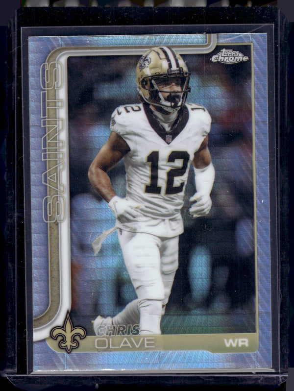 2025 Topps Chrome Chris Olave #216 Prism Refractor