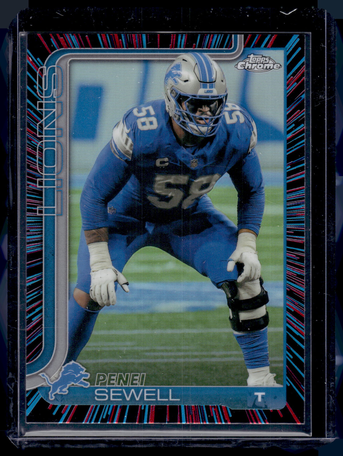 HL-INV 2025 Topps Chrome Penei Sewell #99 Neon Pulse