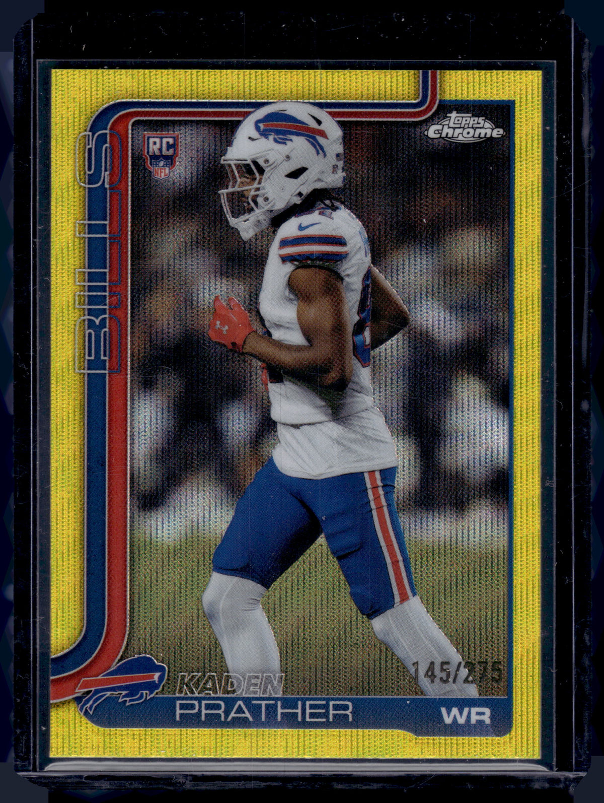 HL-INV 2025 Topps Chrome Kaden Prather #394 Yellow Wave /275 RC