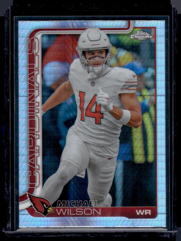 2025 Topps Chrome Michael Wilson #2 Prism