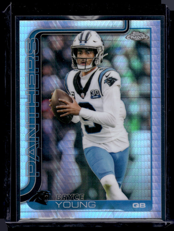 2025 Topps Chrome Bryce Young #40 Prism