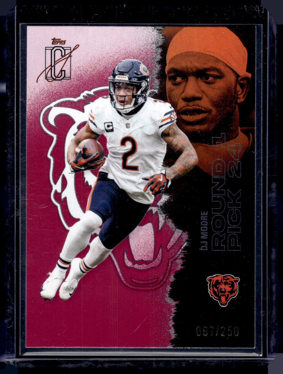 HL-INV 2025 Topps Composite DJ Moore #67 Pink /250