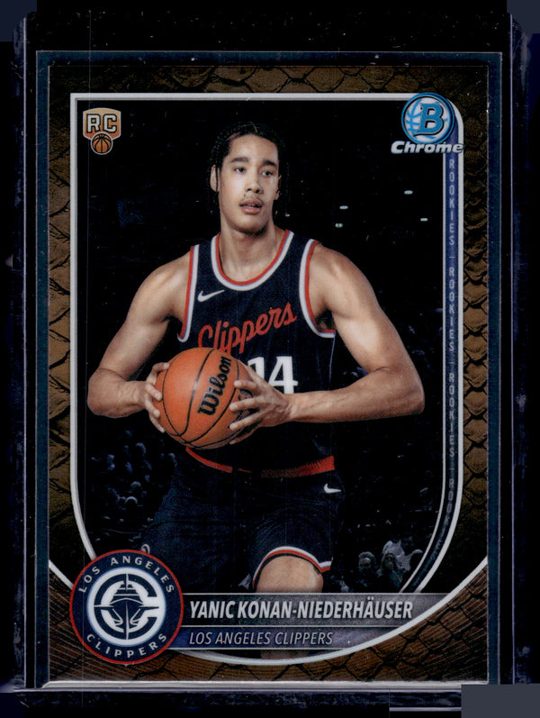 2025-26 Bowman Chrome U Yanic Konan-Niederhauser #BCV-30 Reptilian RC