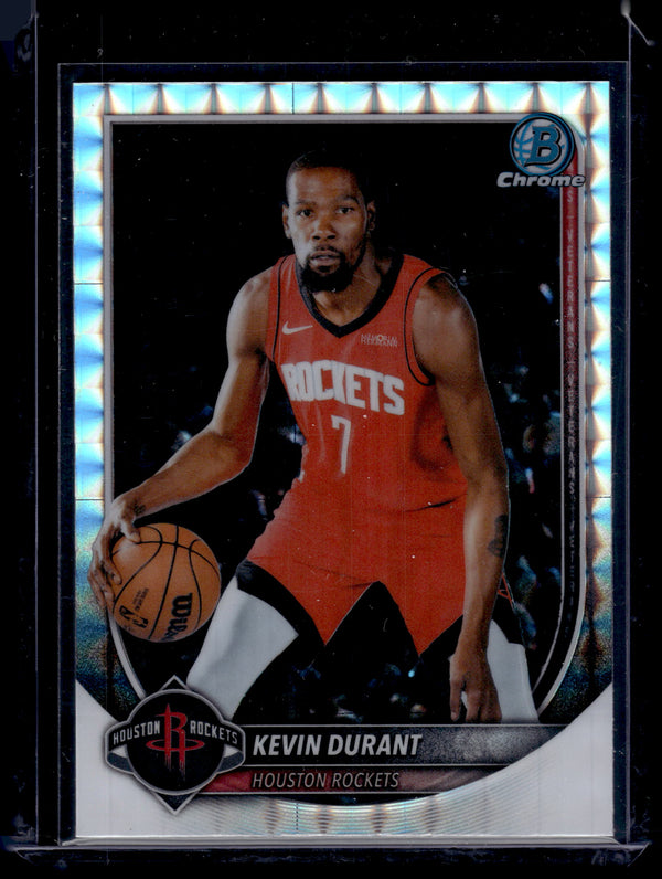 2025 Topps Bowman Chrome Kevin Durant #BCV-125 Geometric Refractor