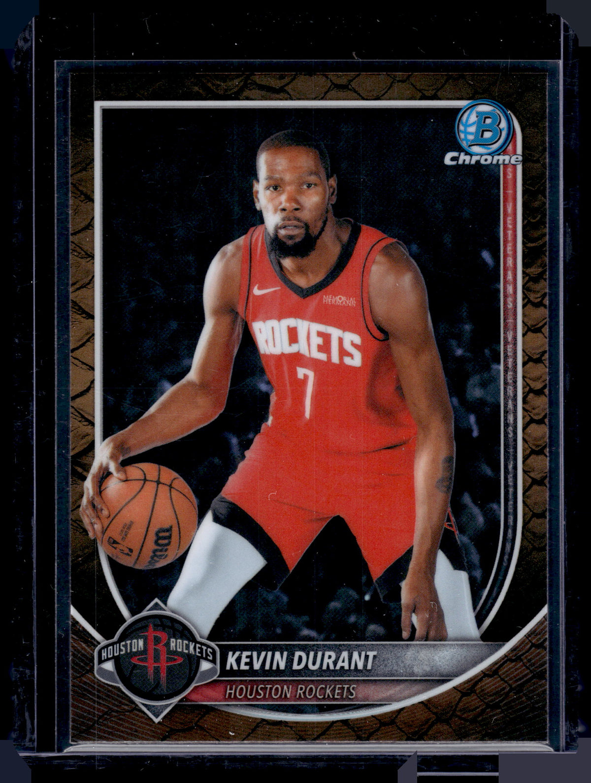HL-INV 2025 Topps Bowman Chrome Kevin Durant #BCV-125 Reptilian Refractor