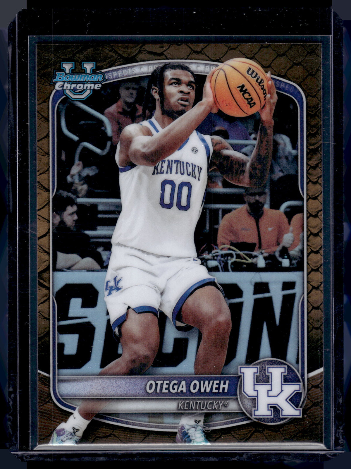 HL-INV 2025-26 Bowman Chrome University Otega Oweh #BCP-98 Reptilian Refractor
