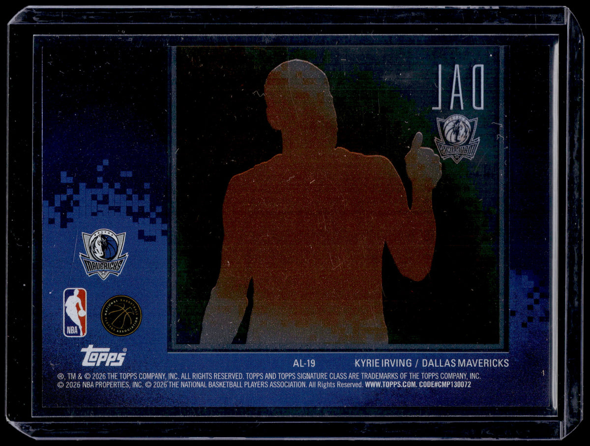 HL-INV 2025-26 Topps Signature Class Algorithm Kyrie Irving #AL-19 Orange /50