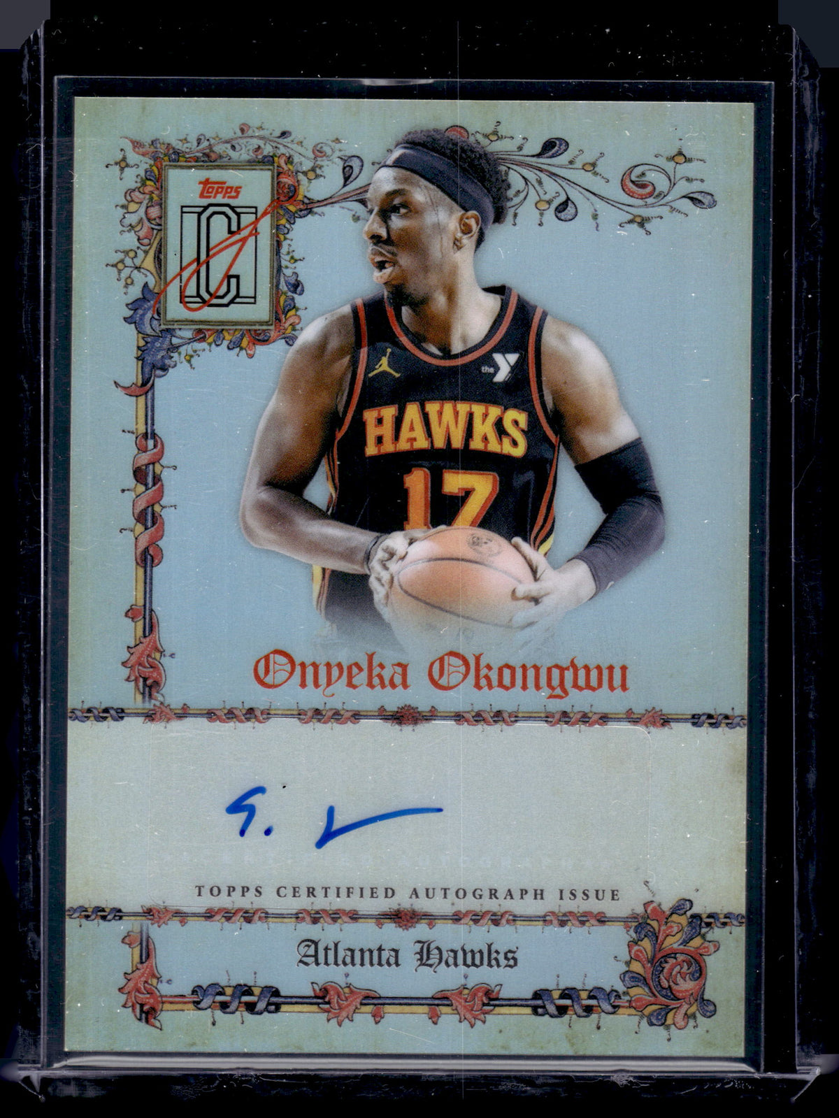 HL-INV 2025-26 Topps Signature Class Manuscripts Onyeka Okongwu #MS-OO Auto