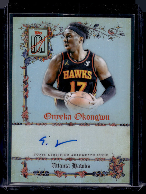 2025-26 Topps Signature Class Manuscripts Onyeka Okongwu #MS-OO Auto