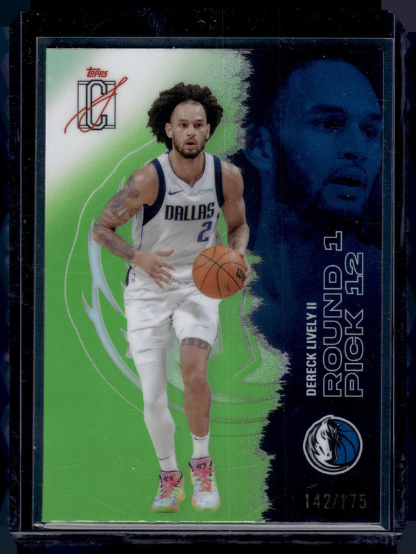 2025-26 Topps Signature Class Dereck Lively II #86 Green /175