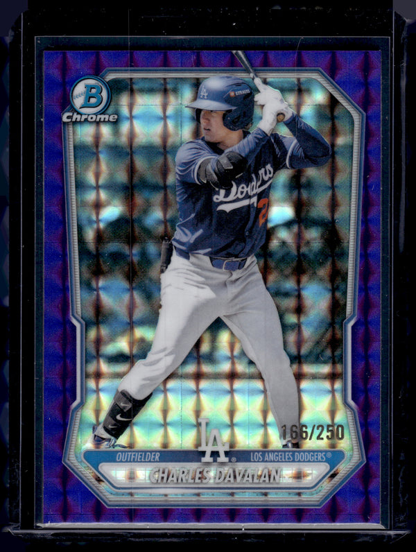 2026 Bowman Chrome Charles Davalan #BCP-73 Purple Geometric /23