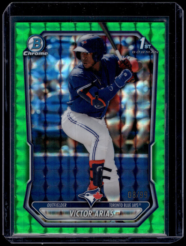 2026 Bowman Chrome Victor Arias #BCP-29 Green Geometric /99