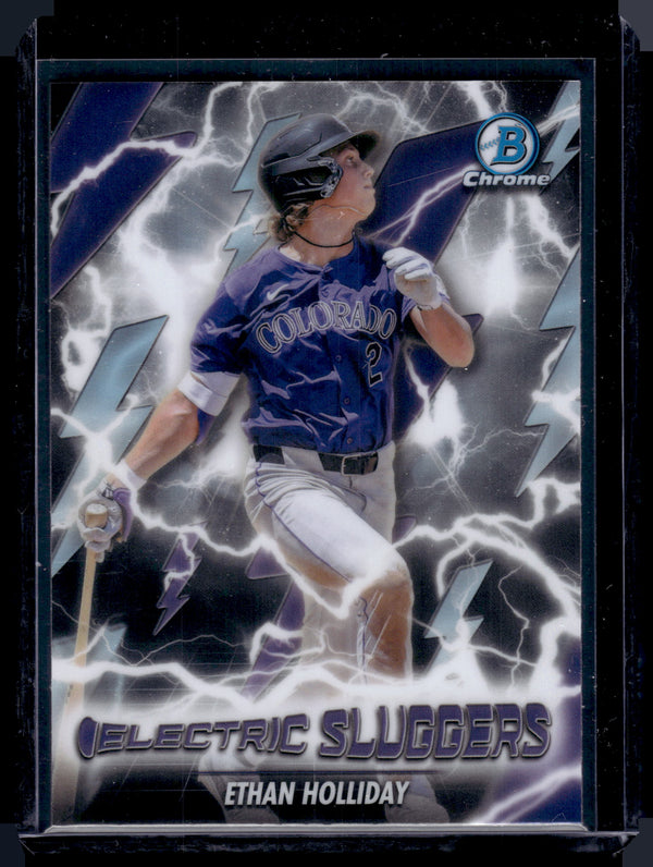 2026 Bowman Chrome Ethan Holliday #ES-13 Refractor Electric Sluggers